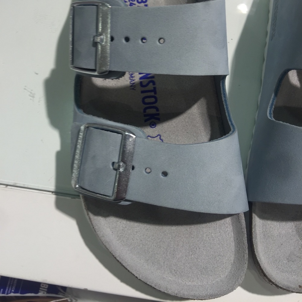 BIRKENSTOCK ARIZONA SOFT FOOTBED SKY BLUE - Picture 4 of 7